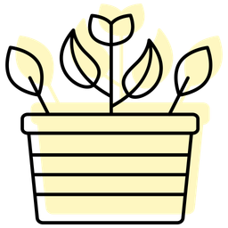 Flower-pot-color  Icon