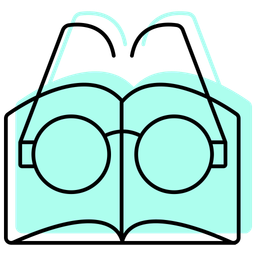 Book-and-reading-glasses  Icon