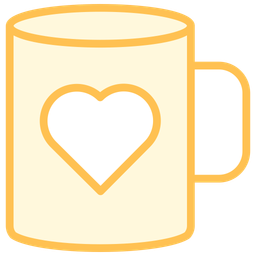 Coffee-mug-with-heart  Icon