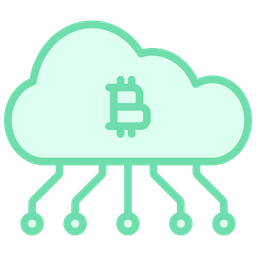 Bitcoin Cloud  Icon