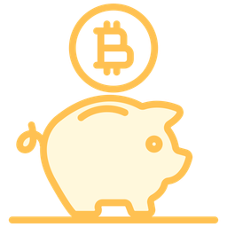 Bitcoin Piggy bank  Icon