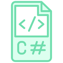 Linguagem c-sharp  Ícone