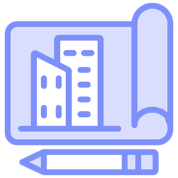 Building-blueprint  Icon