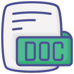 Doc-docx-Microsoft-  Icon