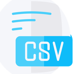 -csv-comma-separated-value  Icon