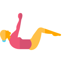 Abs Workout Flat Icon Business And Finance Icon Pack Icon