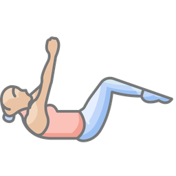 Abs Workout Core Exercises Abdominal Muscles Icon