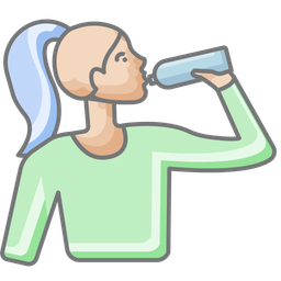 Water Intake Hydration Tracking Drink Water Icon