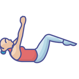 Abs Workout Outline Filled Icon Business And Finance Icon Pack Icon