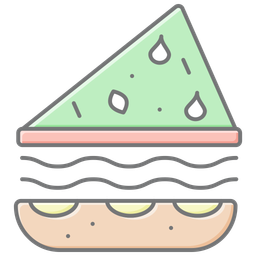 Sandwiches Lineal Color Icon Icon