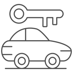 Aluguel de carros  Ícone