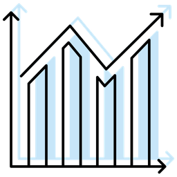 Gráfico de barras  Ícone