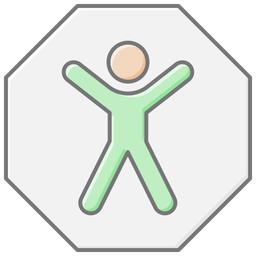 Accessibility Lineal Color Icon Icône