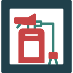 Gabinete de extintor de incêndio  Ícone