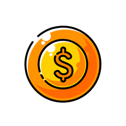 Dollar Coin  Icon