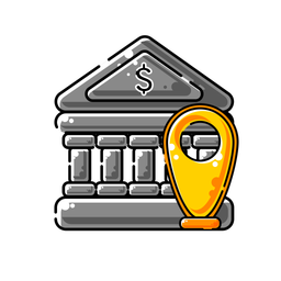 Bank Location  Icon