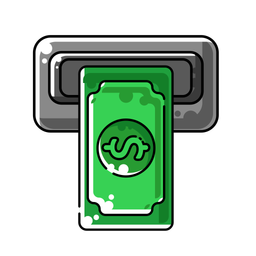 Money Bill With A Dollar Sign On It Icon