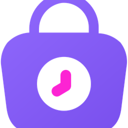 Shopping Bag Waiting  Icon