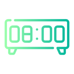 Digital clock  Icon