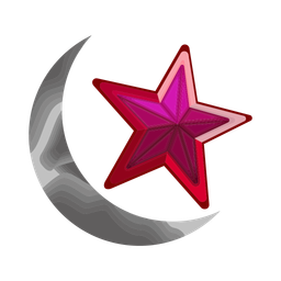 Moon and stars  Icon