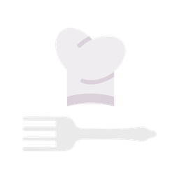 Chef Hat And Fork  Icon