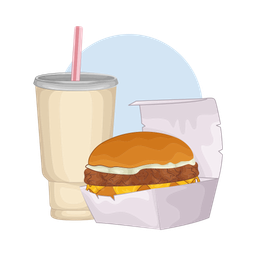 Burger and drink  Icon