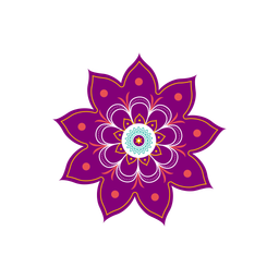 Floral rangoli  Icon