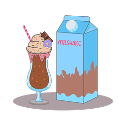 Chocolate milkshake  Icon