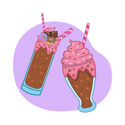 Chocolate milkshake  Icon