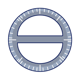 Circle protractor  Icon