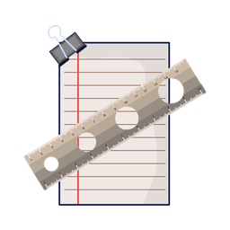 Paper and ruler  Icon