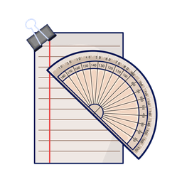 Paper and ruler  Icon