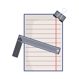 Paper and ruler  Icon