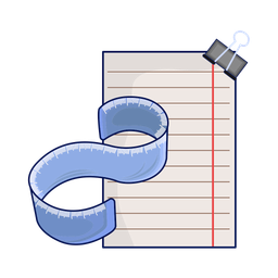 Paper and ruler  Icon