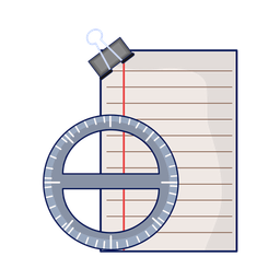 Paper and ruler  Icon