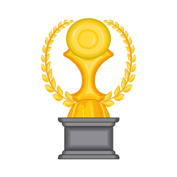 Gold trophy  Icon