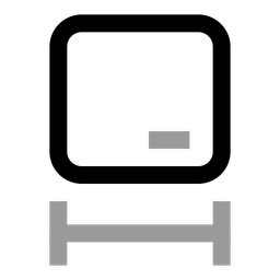 Box width  Icon