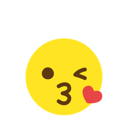 Face Blowing a Kiss  Icon