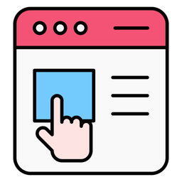 Click-through rate  Icon