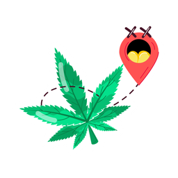 Localização da cannabis  Ícone