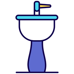 Hair wash sink  Icon