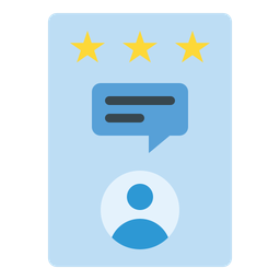 Customer review  Icon