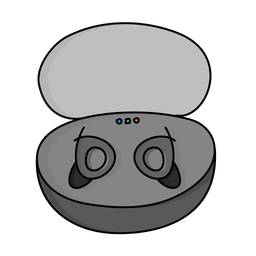 Earbuds doodle  Icon