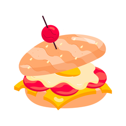 Breakfast Burger  Icon