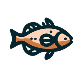 Orange Fish  Icon