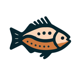 Orange Fish  Icon