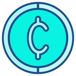 Cent Symbol  Icon