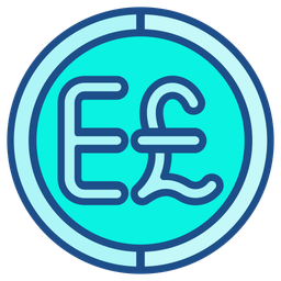 Egyptian Pound Symbol  Icon