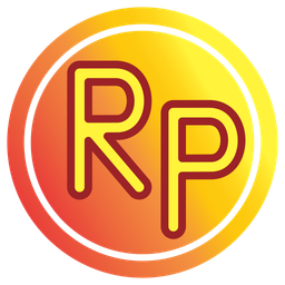 Indonesian Rupiah Symbol  Icon