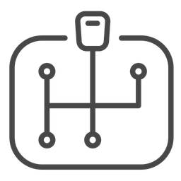 Caixa de transmissão manual  Ícone